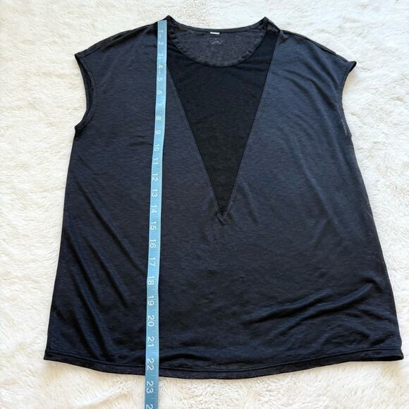 ALO Yoga women black sheer top size S - Picture 6 of 6